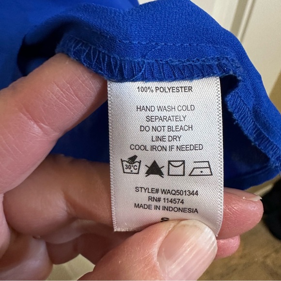 Pleione women’s blouse small‎ blue - Picture 4 of 7